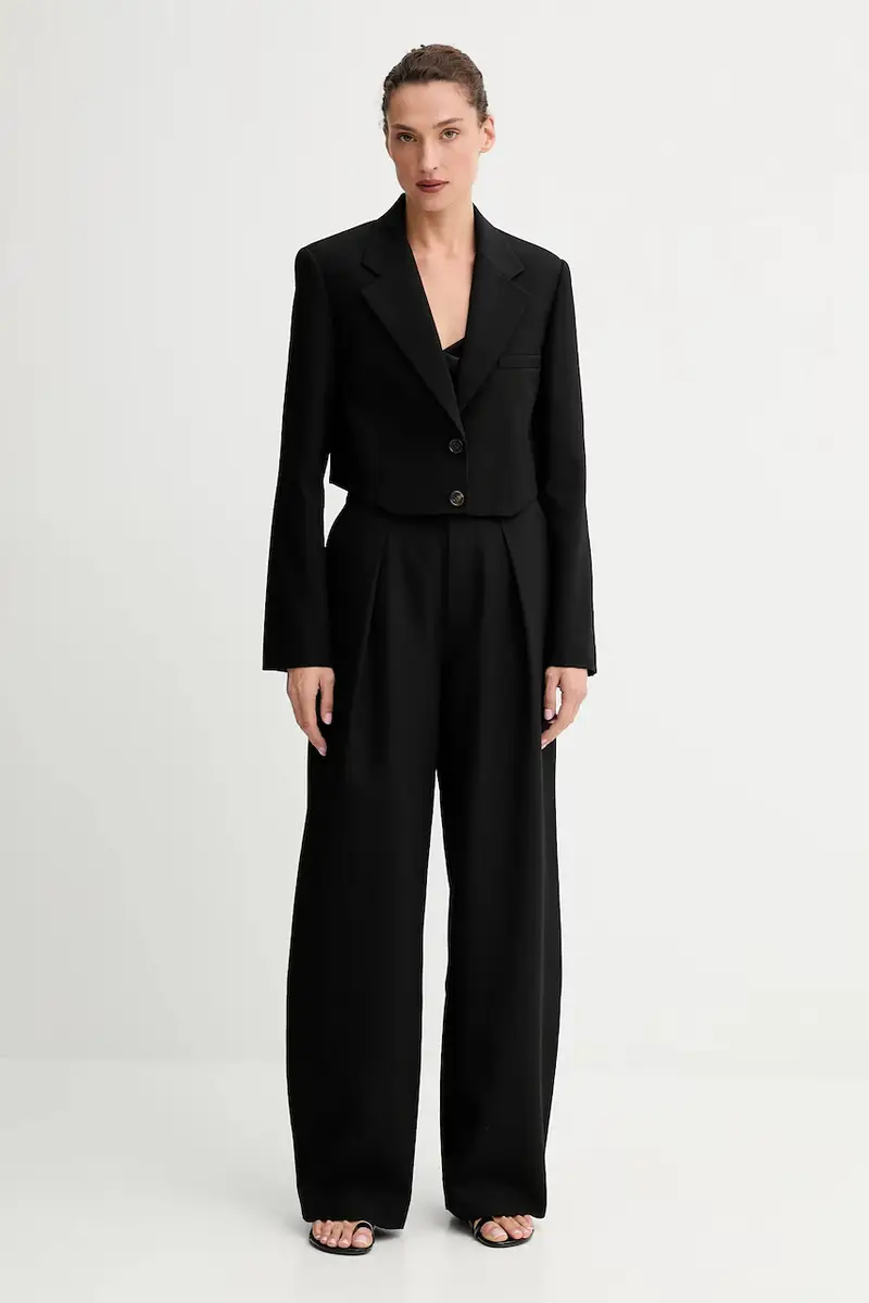 giacca in lana colore nero 6S3WJ50300 miniatura 2