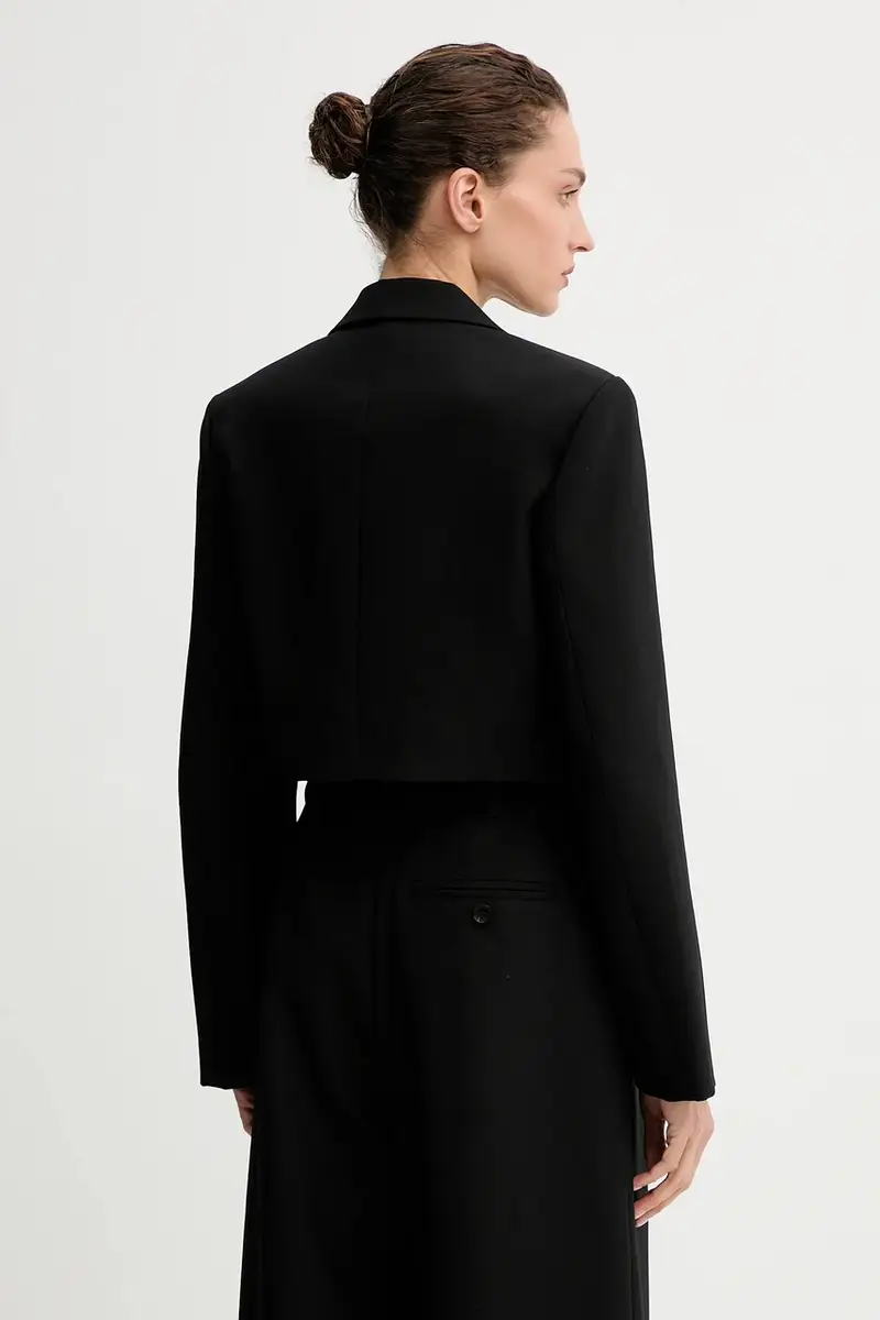 giacca in lana colore nero 6S3WJ50300 miniatura 3