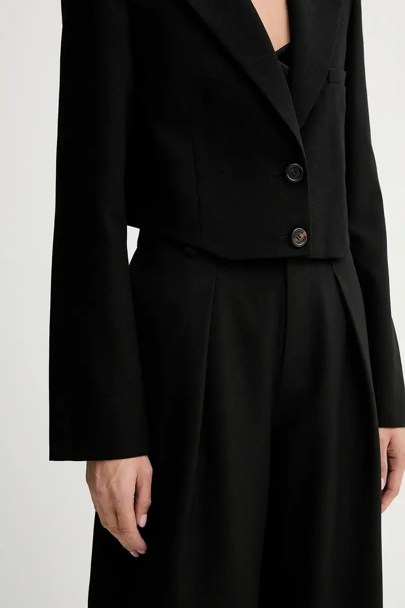 giacca in lana colore nero 6S3WJ50300 miniatura 5