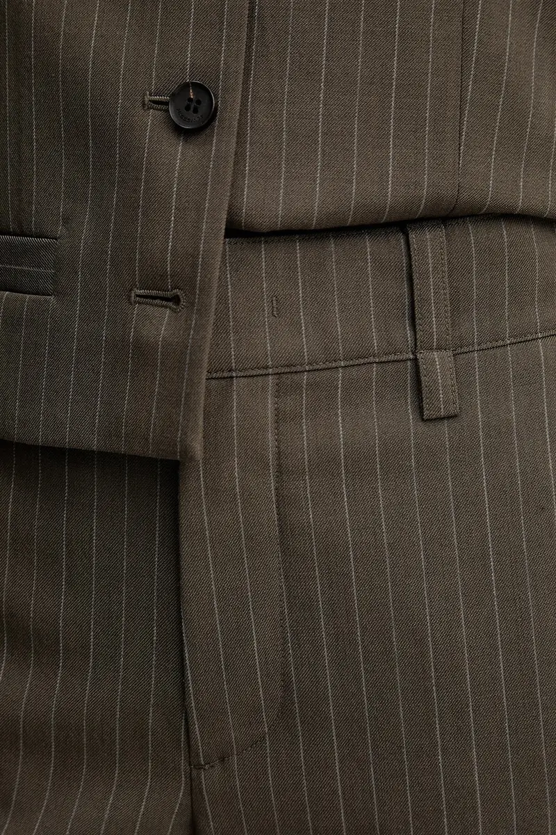 gilè in lana colore marrone 6S3WJ43000 miniatura 5