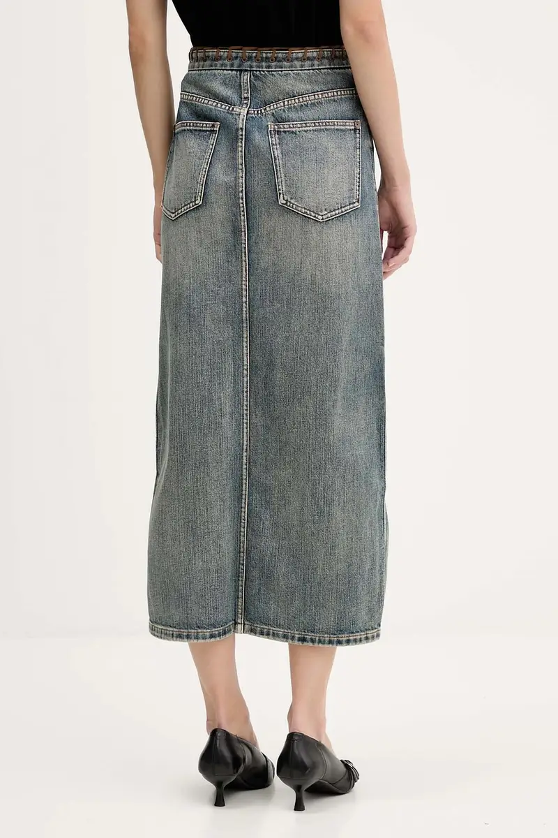 gonna di jeans colore blu 6S3KJ52100 miniatura 2