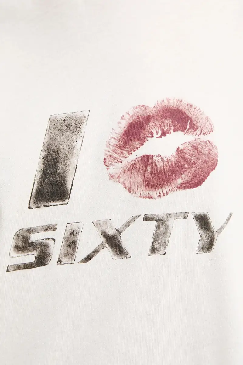 maglietta con aggiunta di lino donna colore beige 6S3SJ59200 miniatura 5