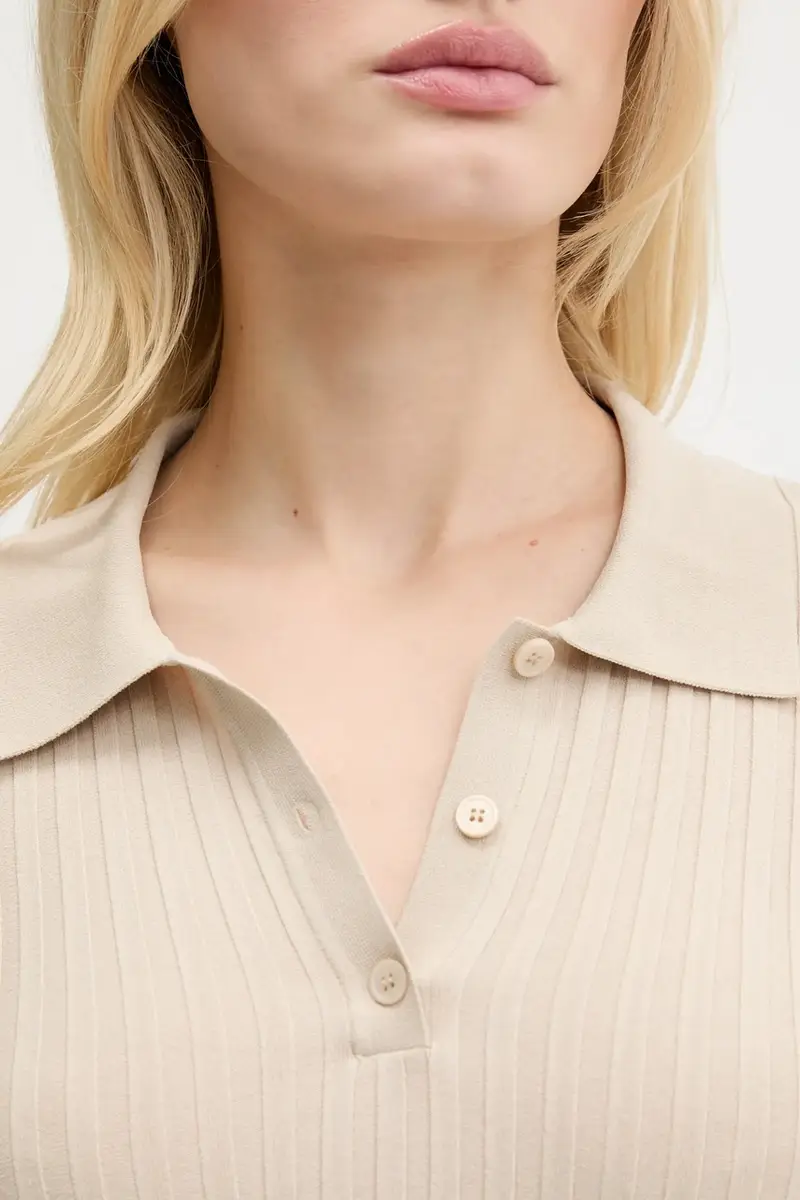 maglione donna colore beige 6S2RJ03800 miniatura 5