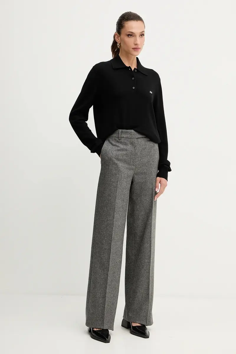 maglione in lana donna colore nero 6S1RJ37300 miniatura 2