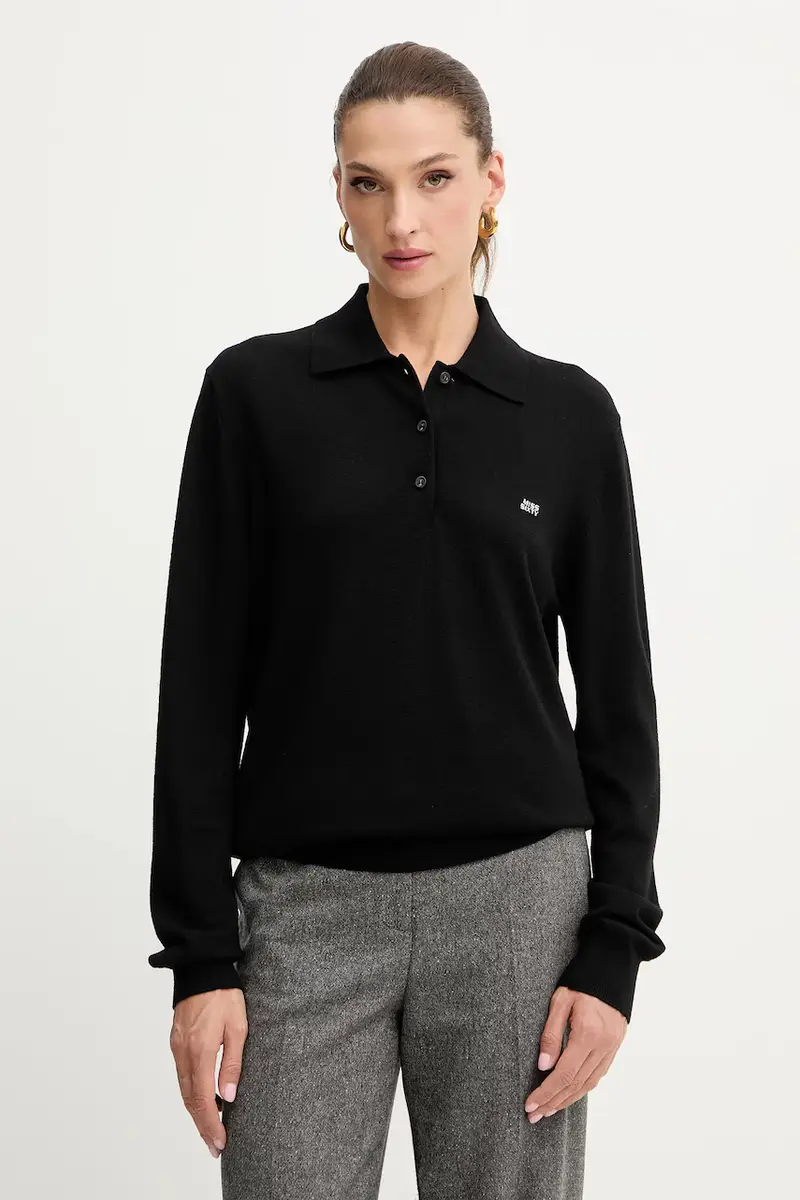 maglione in lana donna colore nero 6S1RJ37300