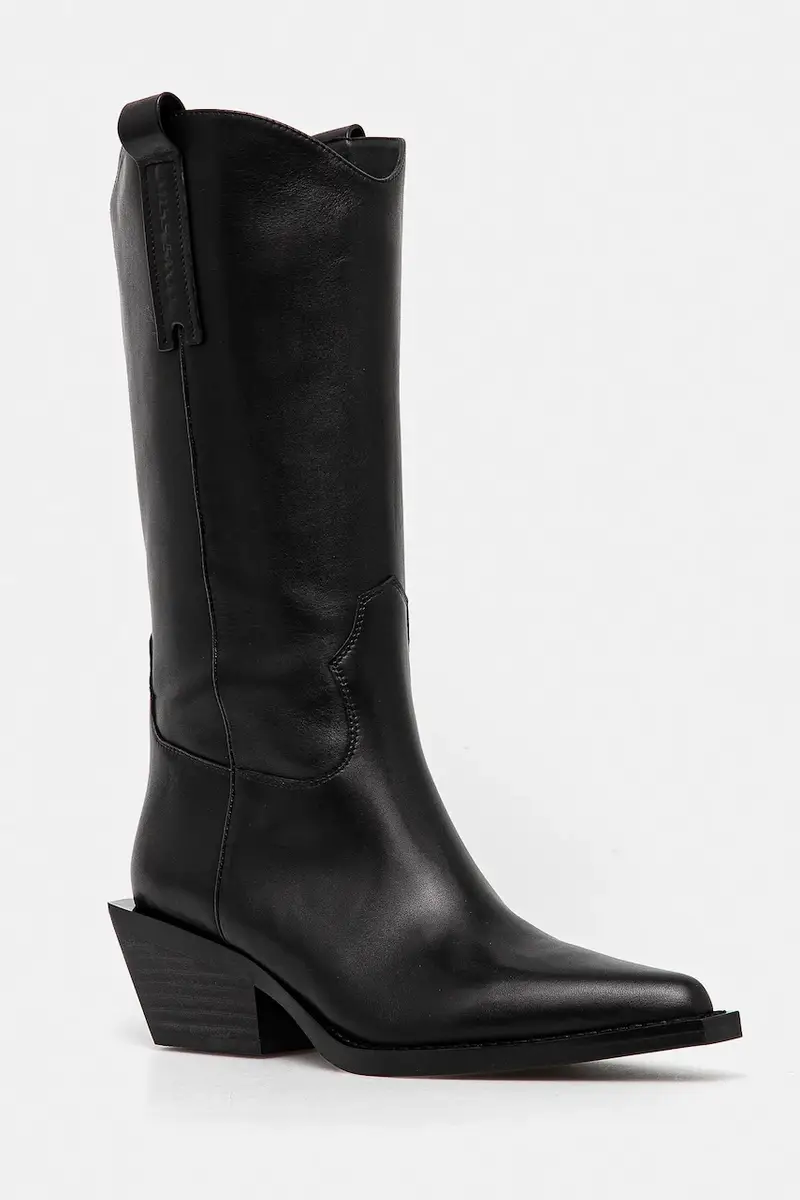 stivali in pelle donna colore nero 6L3QJ8970000