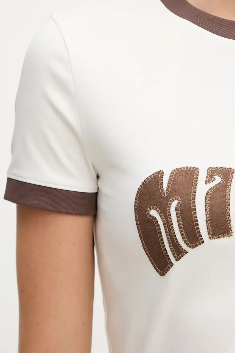 Miss Sixty T-shirt Donna Beige 3573865 miniatura 5