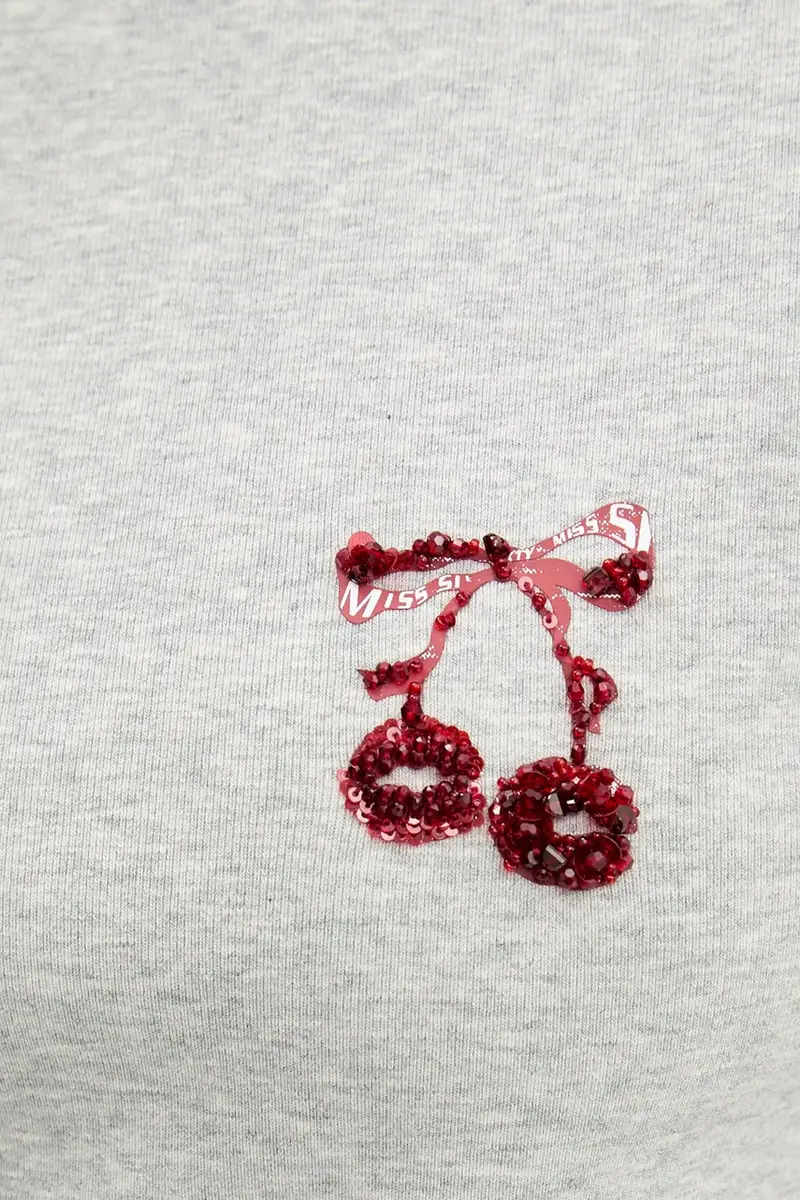 Miss Sixty T-shirt Donna Grigio 3609928 miniatura 5