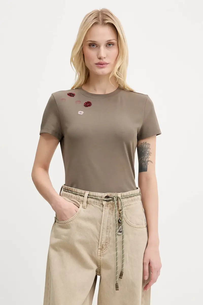 Miss Sixty T-shirt Donna Marrone 3618429