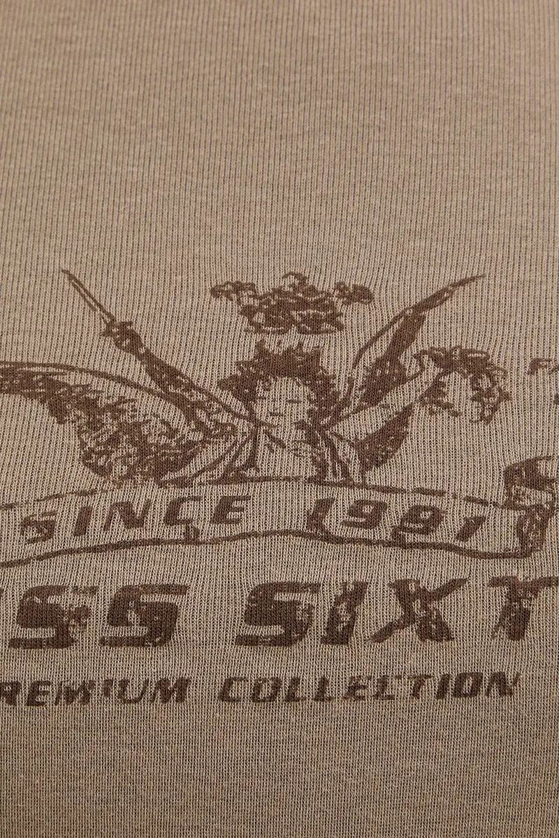 Miss Sixty T-shirt Donna Marrone 3619491 miniatura 5