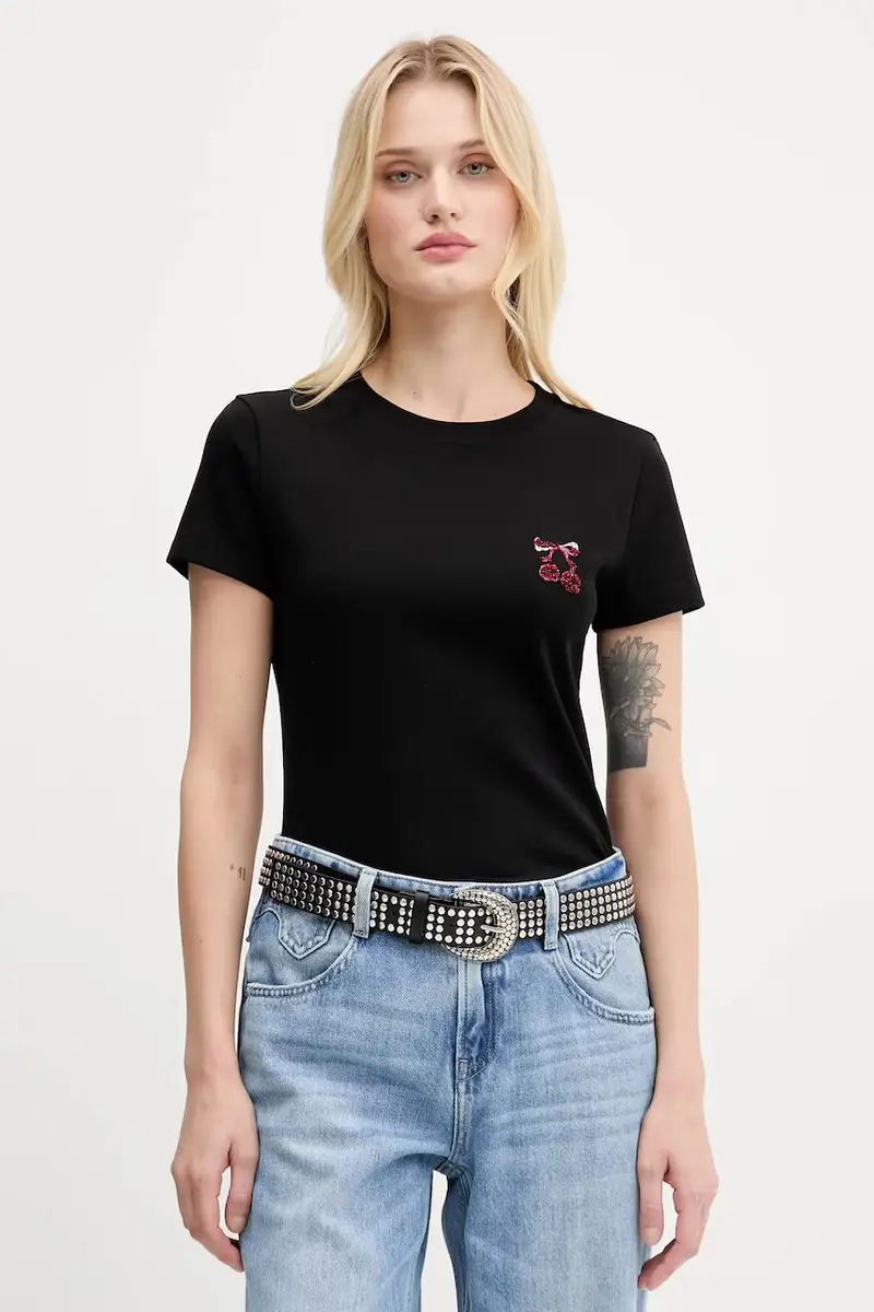 Miss Sixty T-shirt Donna Nero 3636710