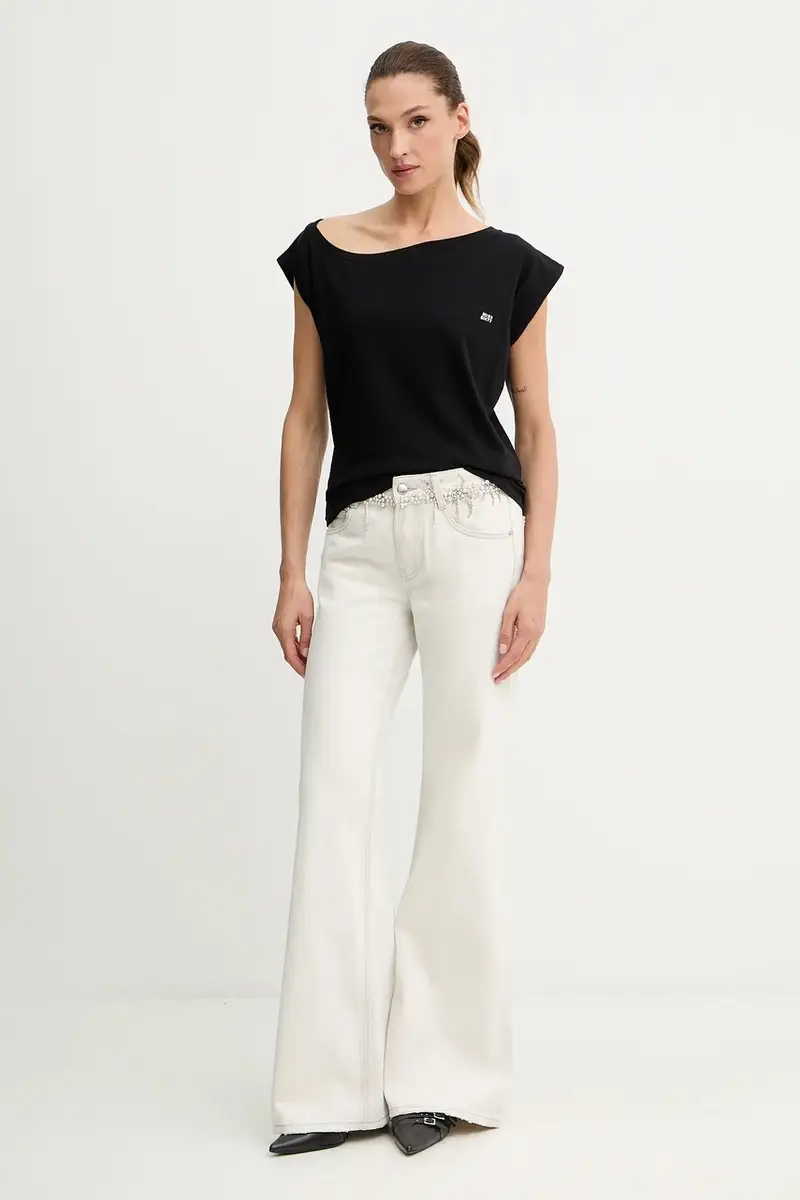 Miss Sixty T-shirt Donna Nero 3646084 miniatura 2