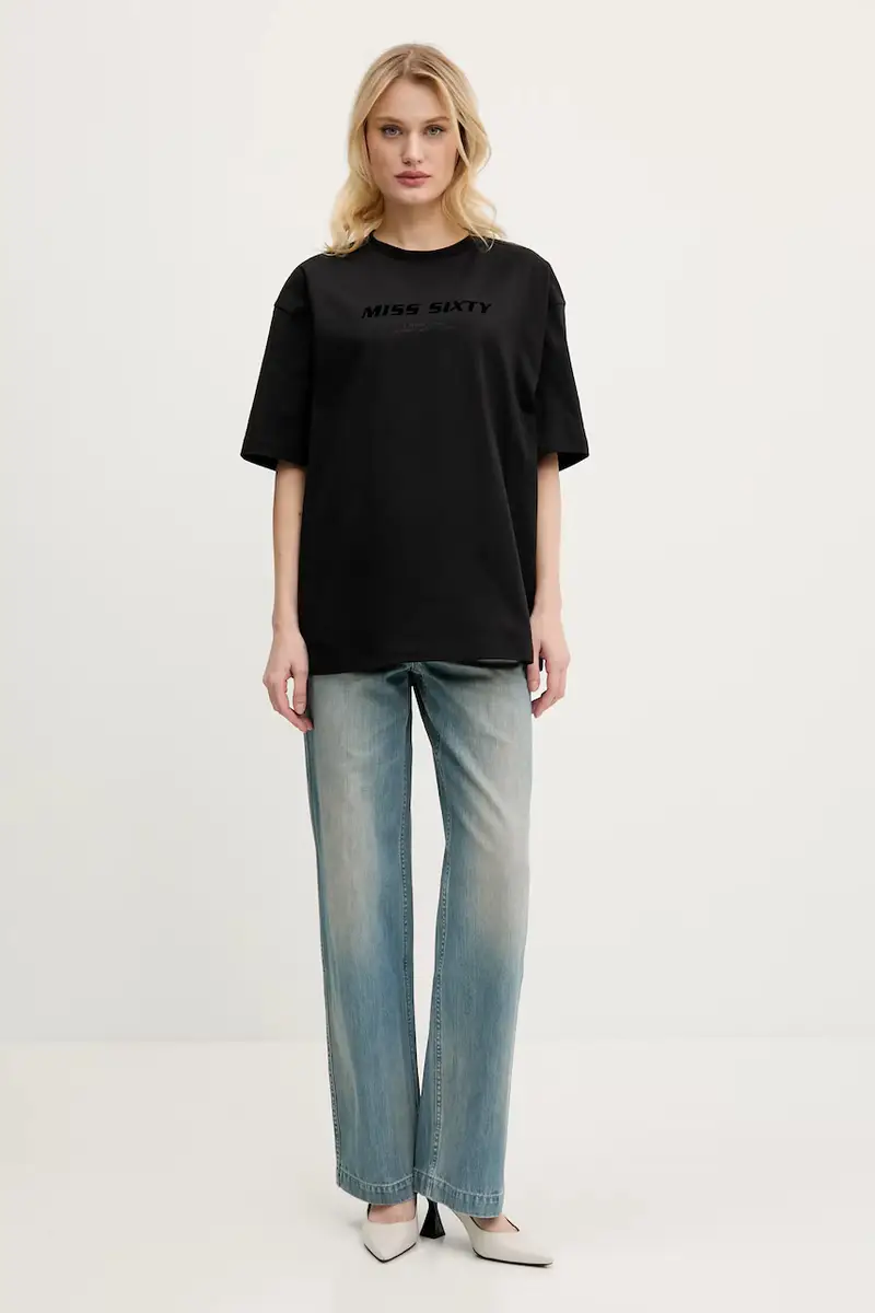 Miss Sixty T-shirt Nero 4068096 miniatura 2