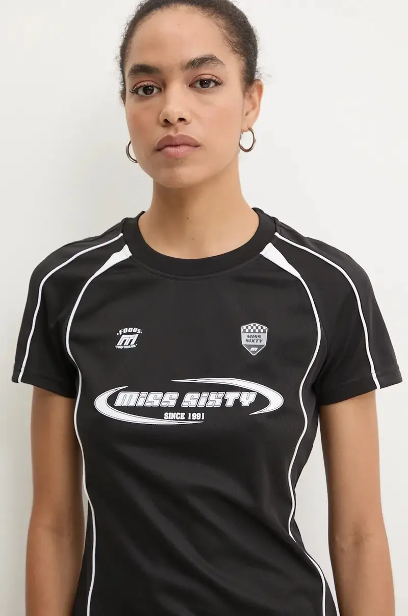 Miss Sixty T-shirt Nero 4157682 miniatura 5