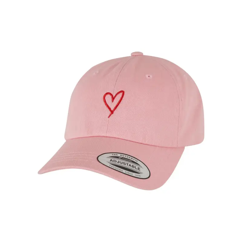 Cappellino da baseball in twill di cotone con cuore donna Miss Tee