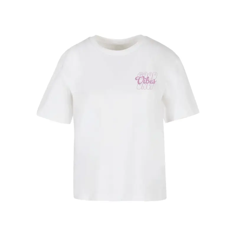 T-shirt da donna Miss Tee Good Vibes Wording