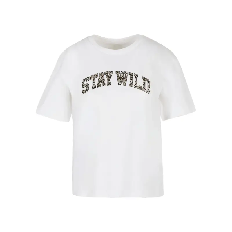 T-shirt da donna Miss Tee Stay Wild Leo