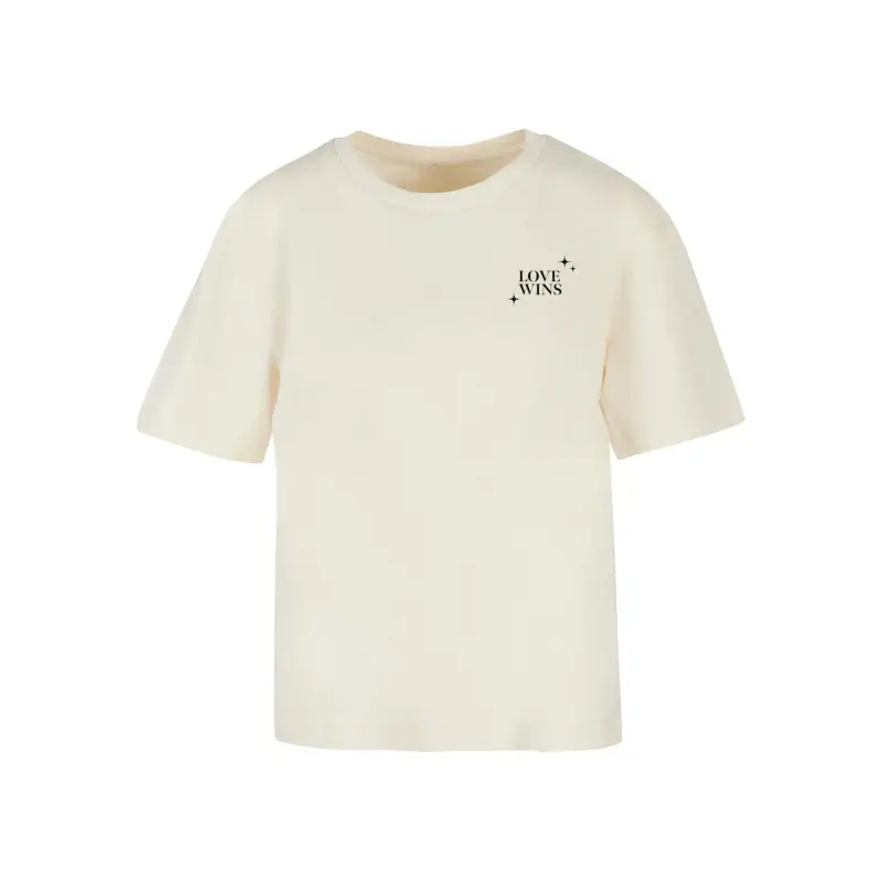 T-shirt degradé con cuore e orgoglio donna Miss Tee