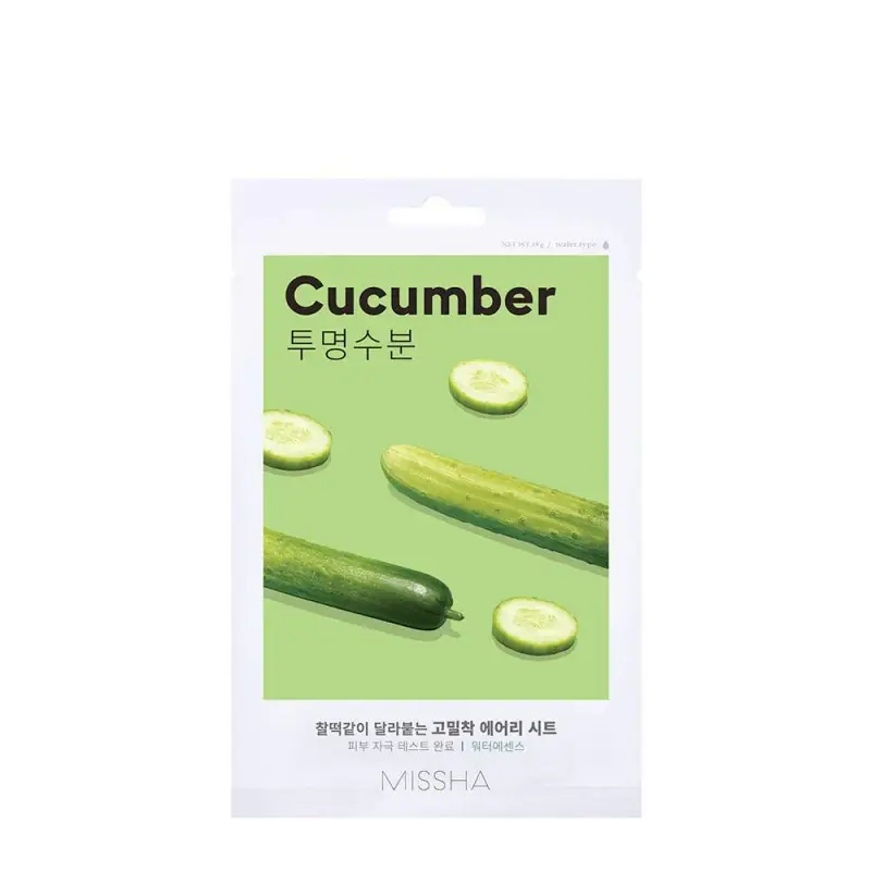 Maschera in fogli Missha Cucumber Airy Fit