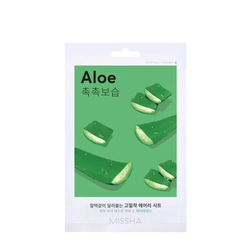 Mask Airy Fit Sheet Mask Aloe - Maschera viso idratante