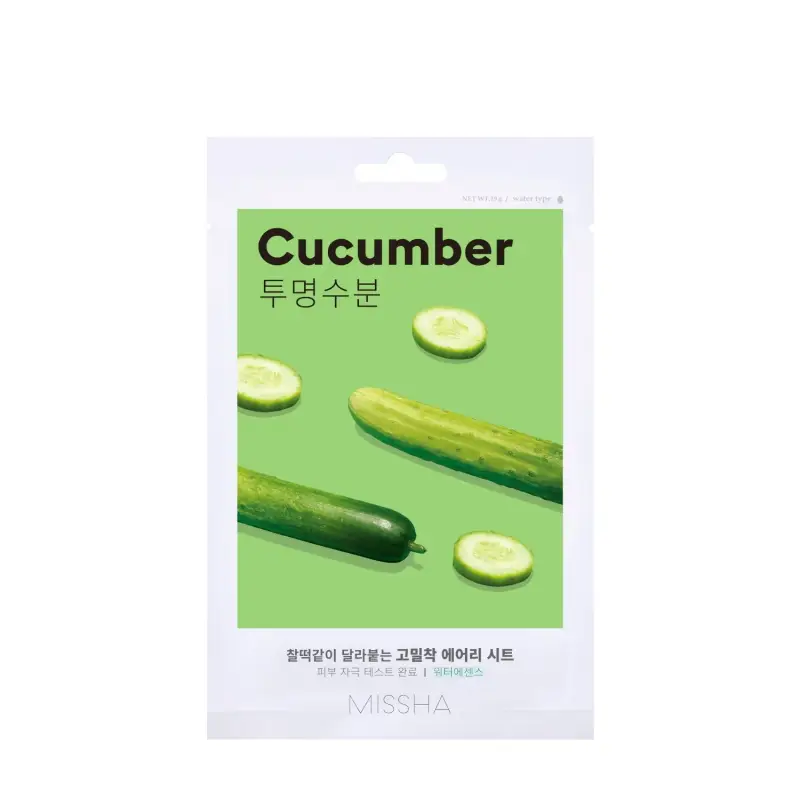Mask Airy Fit Sheet Mask Cucumber - Maschera viso idratante