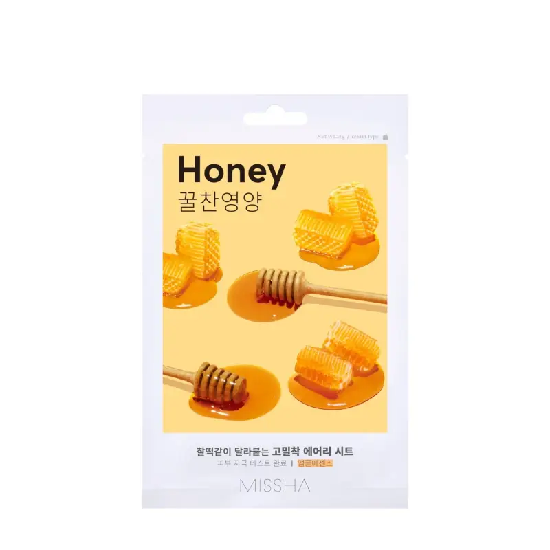 Mask Airy Fit Sheet Mask Honey - Maschera illuminante viso