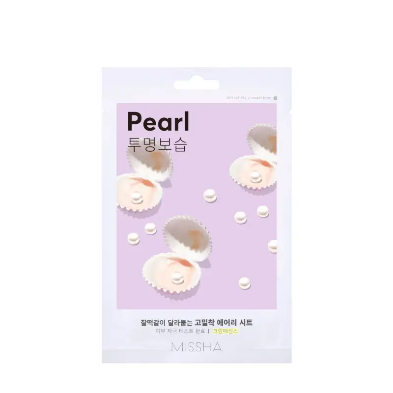 Mask Airy Fit Sheet Mask Pearl - Maschera illuminante viso