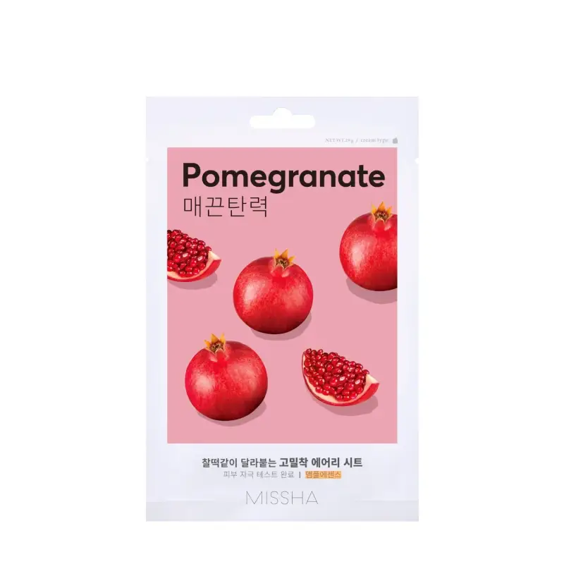 Mask Airy Fit Sheet Mask Pomegranate - Maschera viso idratante