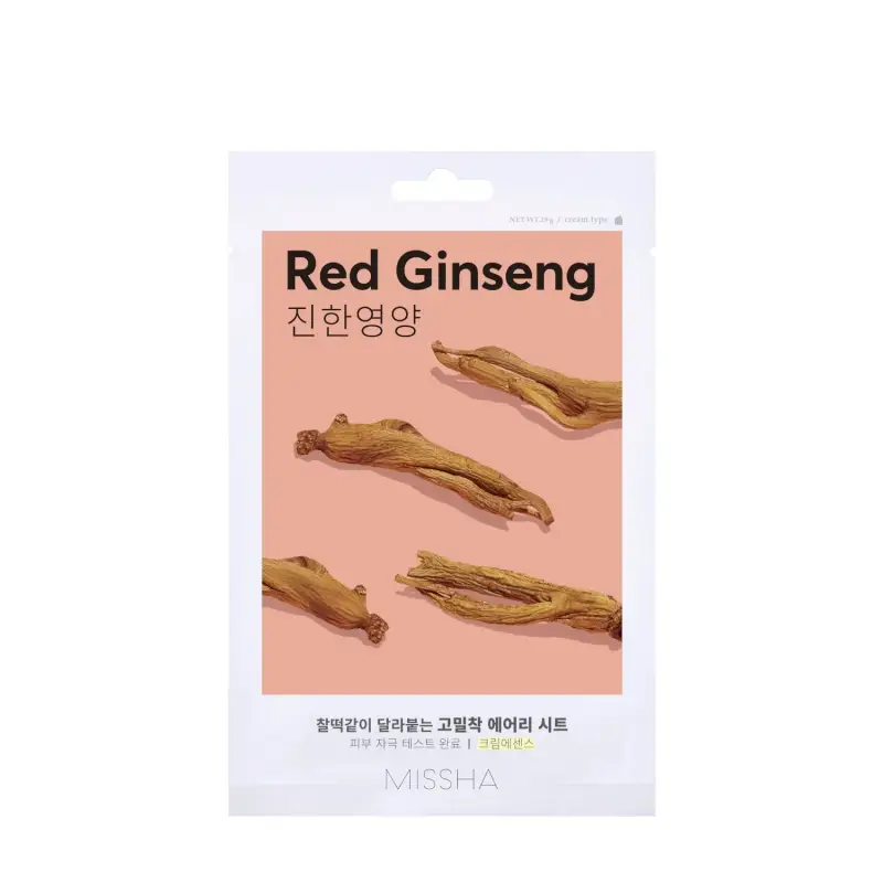 Mask Airy Fit Sheet Mask Red Ginseng - Maschera viso idratante