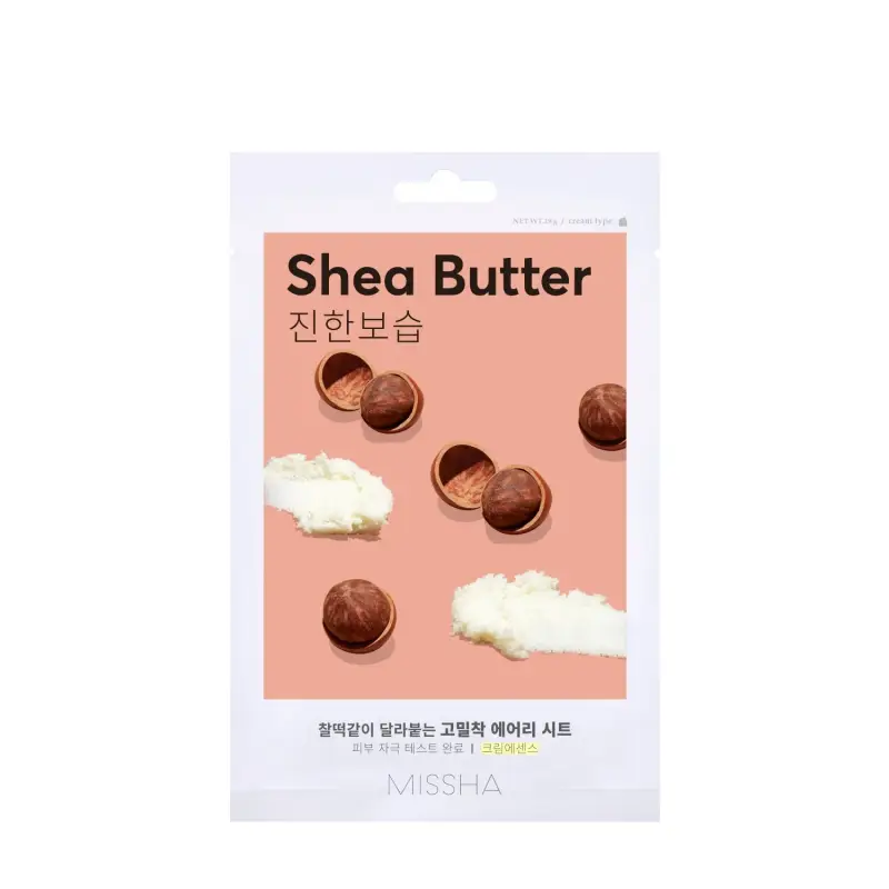 Mask Airy Fit Sheet Mask Shea Butter - Maschera viso idratante