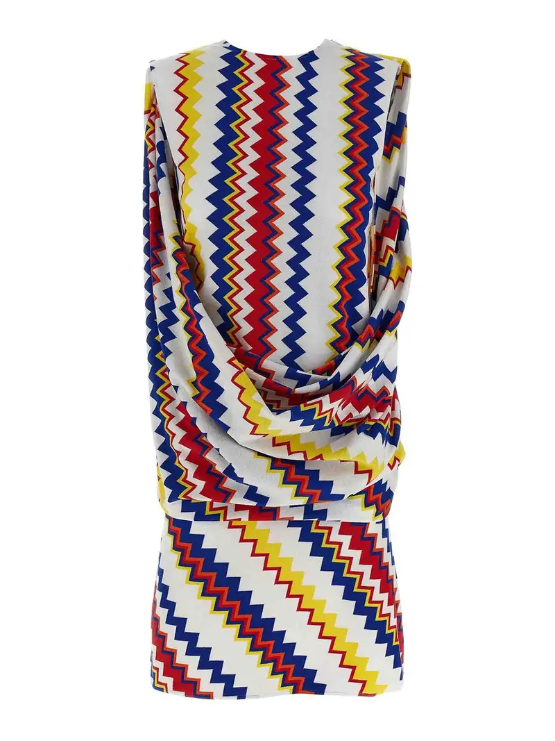 Abito peplos Multicolore