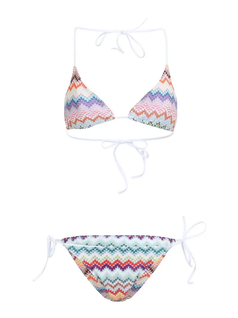 Bikini in viscosa Multicolore