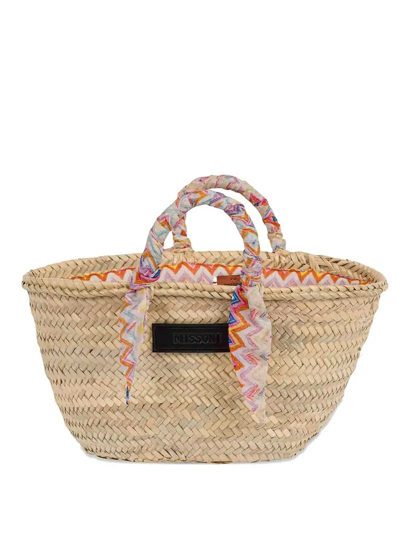 Borsa In Vimini Beige