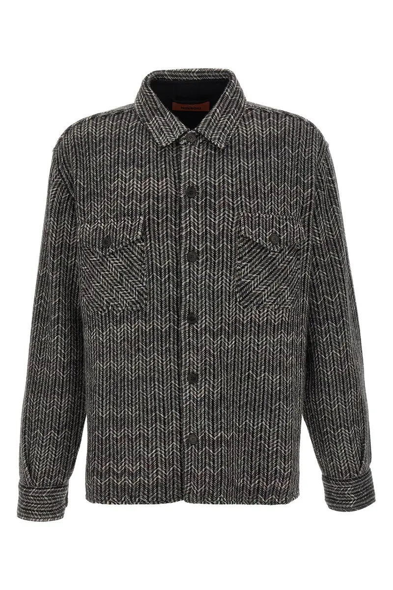 Camicia 'Caperdoni' Grigio