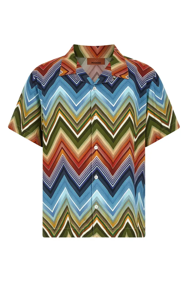 Camicia Macro Zig Zag Multi