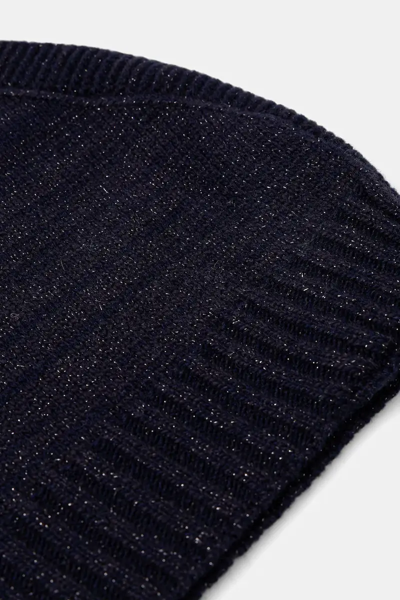 caminetto con lana colore blu navy PM00WMDA372 miniatura 3