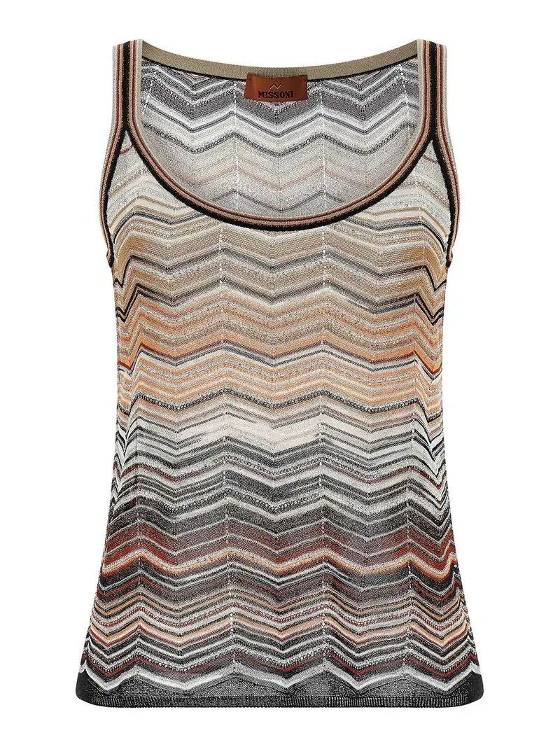 Canotta Chevron Lam Multicolore