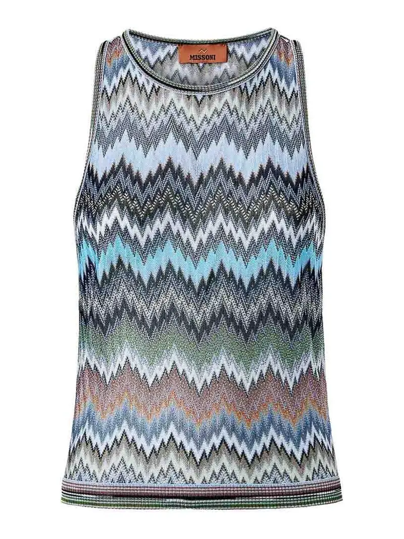 Canotta Zig Zag Multicolore