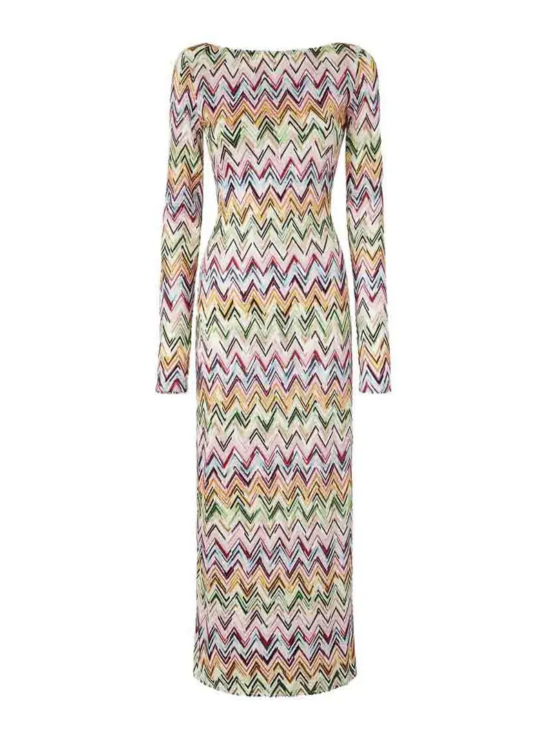 Copricostume a manica lunga Multicolore