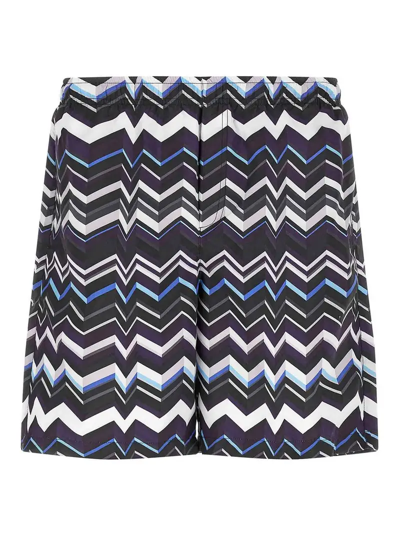 Costume da bagno Zig Zag irregolare Multicolore