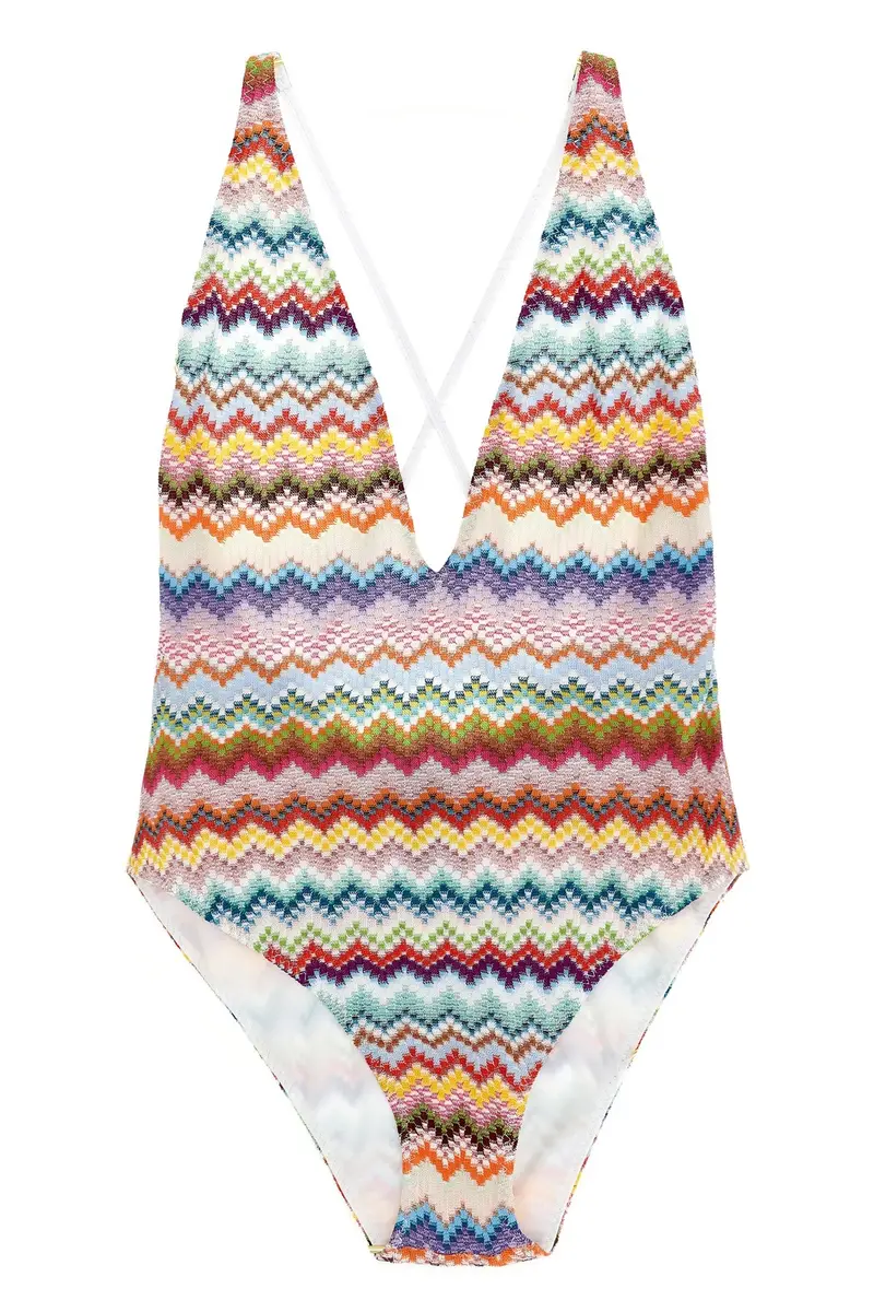 Costume Intero Zig Zag Multi