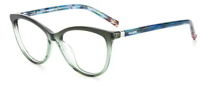 Donna MIS 0022 3UK Montature da vista Acetato Verde Cat Eye