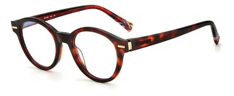 Missoni Donna MIS 0050 0UC Montature da vista Acetato Havana  Rotonda