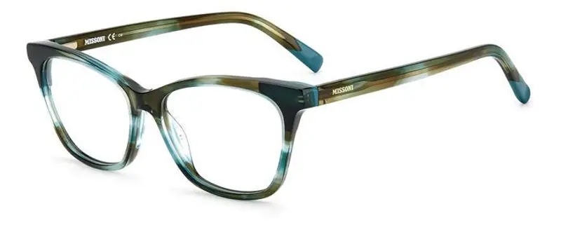 Missoni Donna MIS 0101 6AK Montature da vista Acetato Marrone/Blu  Cat Eye
