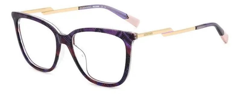 Missoni Donna MIS 0125/G S68 Montature da vista Acetato Viola  Squadrata