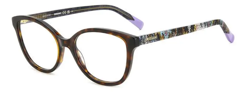 Missoni Donna MIS 0149 086 Montature da vista Acetato Havana  Squadrata