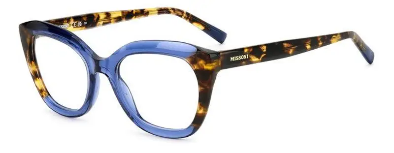Missoni Donna MIS 0157 JBW Montature da vista Acetato Havana/Blu  Squadrata