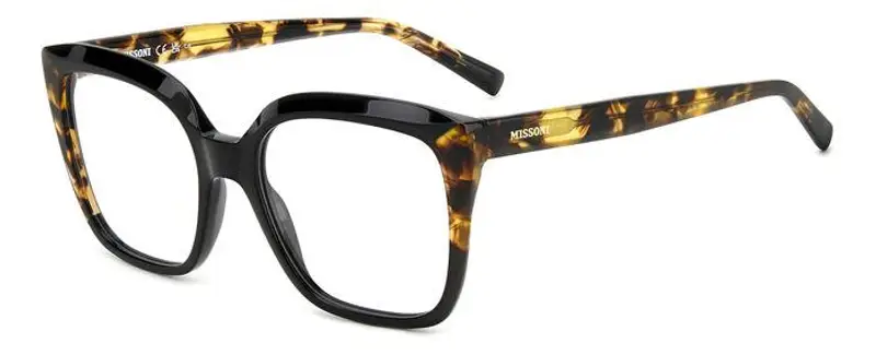Missoni Donna MIS 0158 WR7 Montature da vista Acetato Havana/Nero  Squadrata