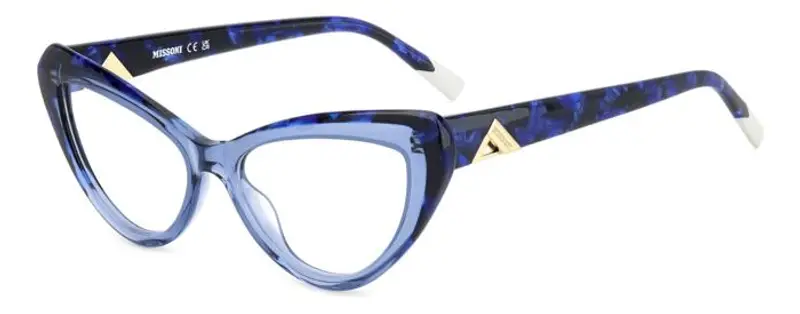 Missoni Donna MIS 0172 468 Montature da vista Acetato Blu  Cat Eye