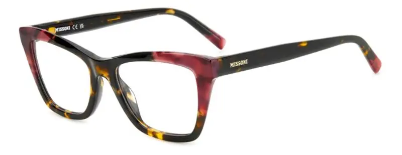 Missoni Donna MIS 0174 0T4 Montature da vista Acetato Havana/Rosa  Squadrata
